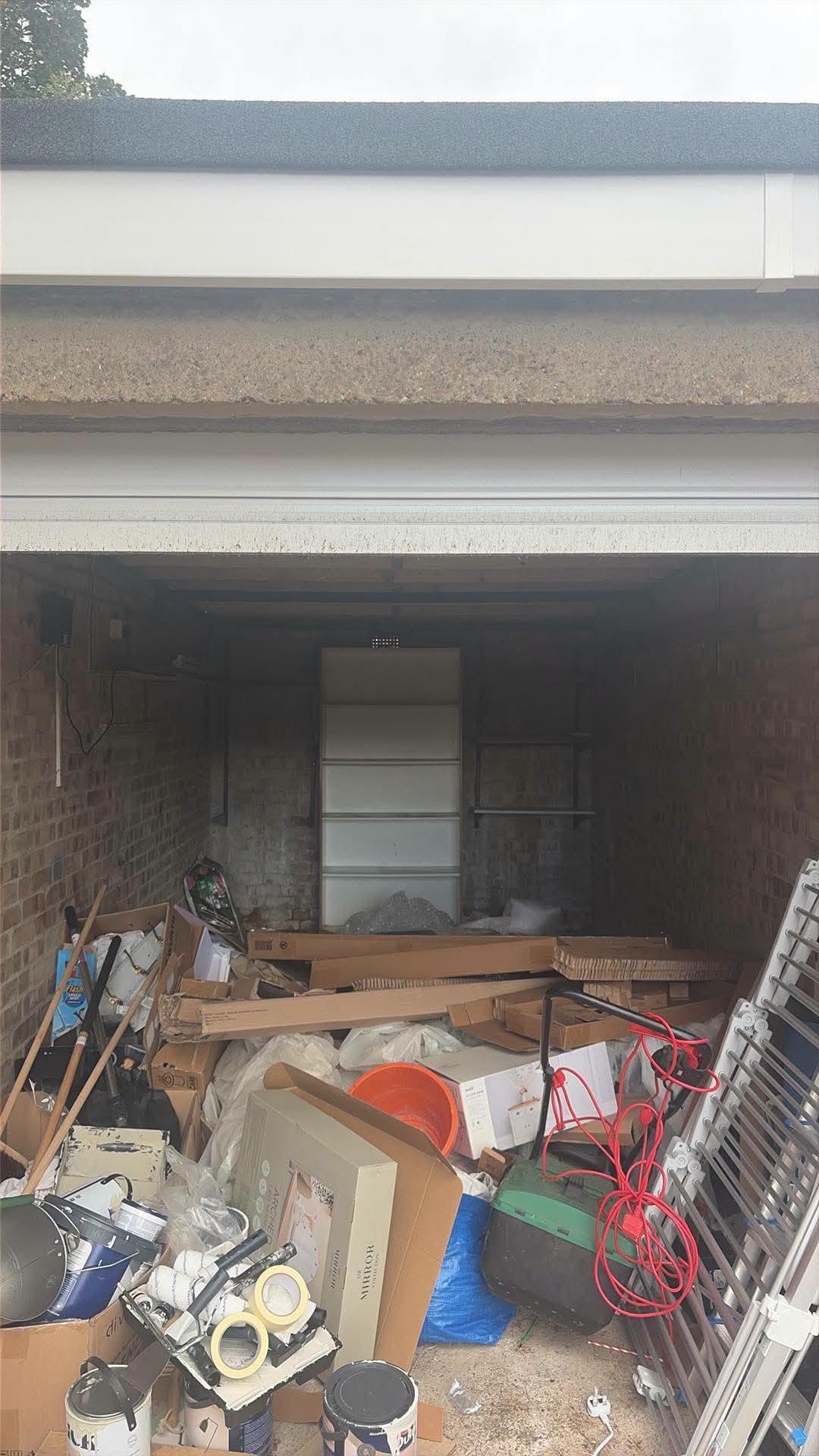 Garage before Van Man Jays clearance